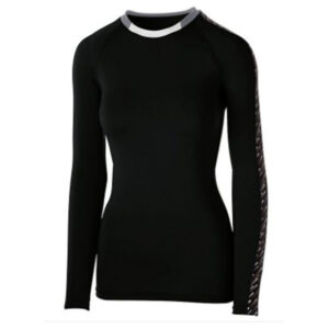 High Five Ladies Spectrum Long Sleeve Jersey-Black/Graphite (342202)