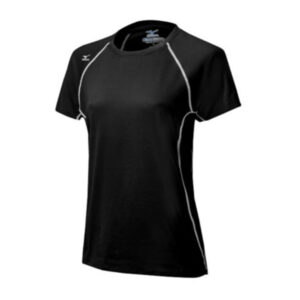 Mizuno Balboa 3.0 Short Sleeve Volleyball Jersey-Black/White (440443)