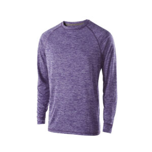 Holloway Youth Electrify 2.0 Long Sleeve-Purple (222624)