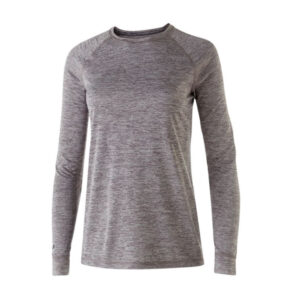 Holloway Ladies’ Electrify 2.0 Long Sleeve-Graphite (222724)