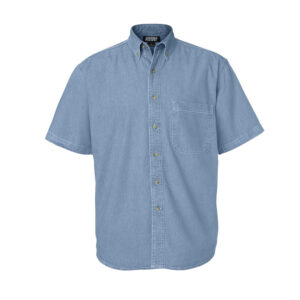 Sierra Pacific – Short Sleeve Denim-Light Denim (0211)