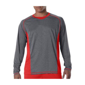 Gameday Long Sleeve Shirt-Scarlet Heather (G506L3)