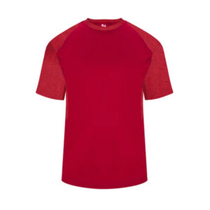 Badger Tonal Blend Panel Tee-Red (4178)