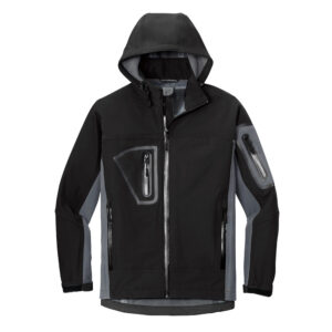 Port Authority Waterproof Soft Shell Jacket-Black/Graphite (J798)