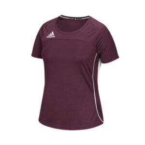 Adidas Women utility short sleeve soccer Jersey – MAROON (4739LMW)