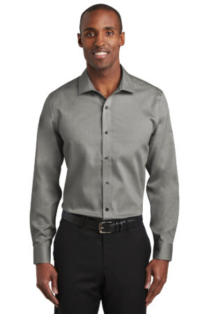 Red House Slim Fit Non-Iron Pinpoint Oxford-Charcoal (RH62)