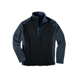 RE Mens 1/2 Zip MicroFleece-Iron/Black (8090)