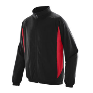 Medalist Jacket Adult-Black/Red (4390)