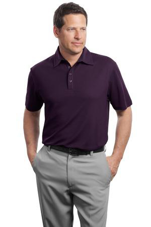 Red House Contrast Stitch Performance Pique Polo-Burmuda Purple (RH49)