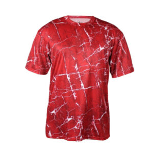 Badger Shock Tee-Red (4183)