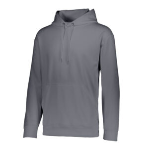 Wicking Performace Fleece Hooded Sweatshirt-Graphite (5505)