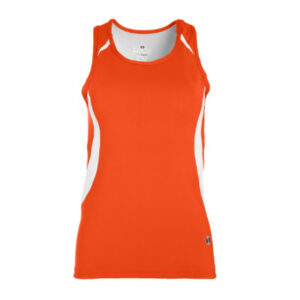 Holloway Sprinter Singlet-Orange/White (221042)