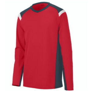 Augusta Sportswear Ladies Oblique Jersey-Red/Slate (2502)