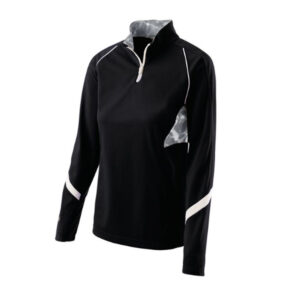 Holloway Ladies Tenacity Pullover-Black/White (229324)