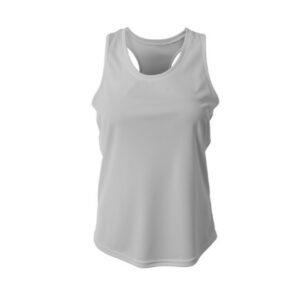 Women’s Performance Athletic Racerback tank-Silver (NW1179 )