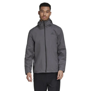 Adidas Rain Ready full zip waterproof jacket -Grey FIVE (GE5867)