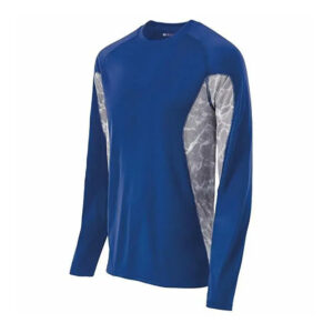 Holloway Long Sleeve Tidal Shirt-Royal (222414)