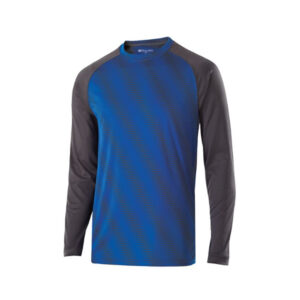 Holloway Long Sleeve Torpedo Shirt-Royal (222511)