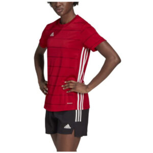 adidas Women’s Campeon 21 Soccer Jersey-Team Power Red/White (GN5734)