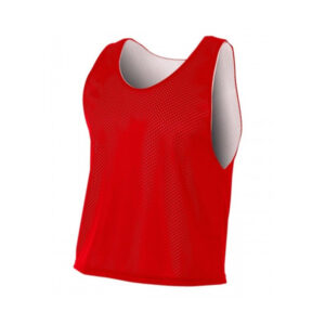 A4 Youth Lacrosse Reversible Practice Jersey-Scarlet/White (NB2274)