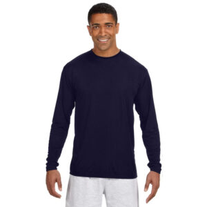 Adult Cooling Performance long sleeve Crew Tee -Navy (N3165)