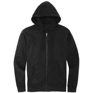 District V.I.T. Fleece Full-Zip Hoodie-Black (DT6102)