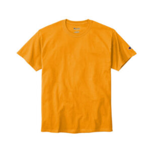 Champion Heritage 6-Oz Cotton tag free  Jersey Tee -Gold (T425)