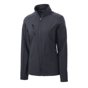 Port Authority Ladies Welded Soft Shell Jacket-Battleship (L324)