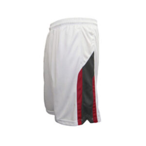 Pennant Intramural White performance shorts color trim-Graphite/Red (117)