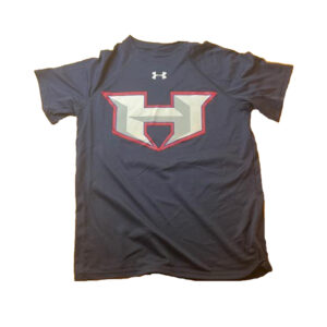 Quad City Hitmen H YOUTH Under Armour Locker Tee- NAVY (QCHNAV1335)