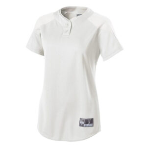 Holloway Ladies’ Rage Softball Jersey-White (221361)