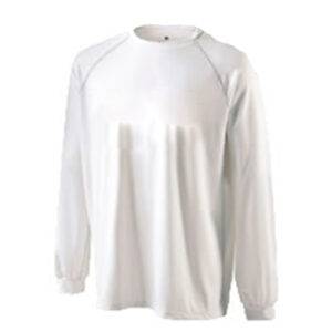 Holloway Fuel Longsleeve Perform Sof-tec shirt-White/Graphite (222448)