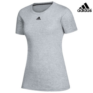 adidas Women’s Creator Short Sleeve Tee-Medium Grey Heathered (ED6779)