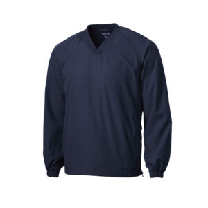 Sport-Tek V-Neck Raglan Wind Shirt Men-True Navy (JST72)