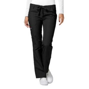 Adar Universal Low-Rise Drawstring Pants -Black (510A )