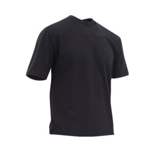 Dri Gear Tshirt Jersey with power mesh side inserts-Black (BST5)