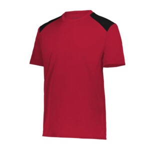 Holloway Exult performance Shirt-Scarlet/Black (222471)