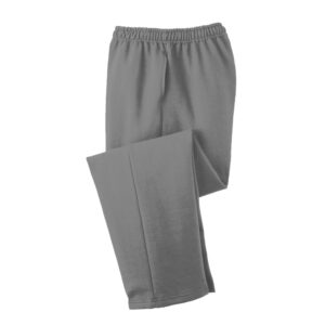 Gildan Ultra Blend Open Bottom Pocketed Sweatpants – Ash (12300)