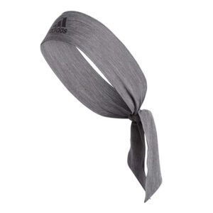 Adidas Alphaskin PLUS Tie Hairband- HeatherGrey/Black (5151107)