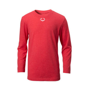 EvoShield Pro Team Winterball long sleeve shirt-Scarlet (WTV1030)