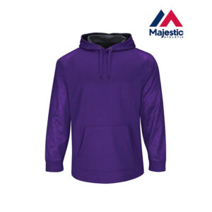 Majestic Premier Home Plate Tech Fleece Hood-Purple (I329)