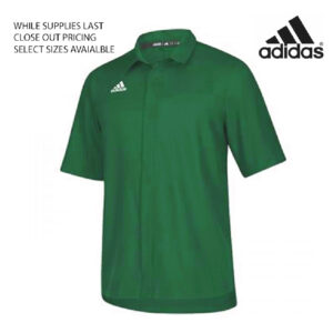 Adidas Team Iconic full button polo shirt   – Kelly Green (limited edition) (1787FWW)