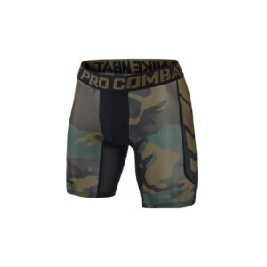 Nike Pro Combat Compression short w/woodland Anthricite Camo Patern (657446-66)